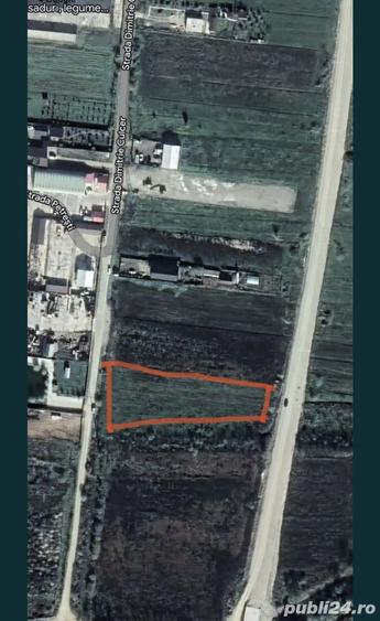 Teren de 3400 mp, în Centura