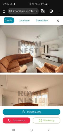 Apartament cu 2 camere decomandat în Exterior Vest