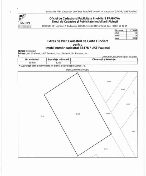Spațiu comercial, de 1,280 mp, în Păulești