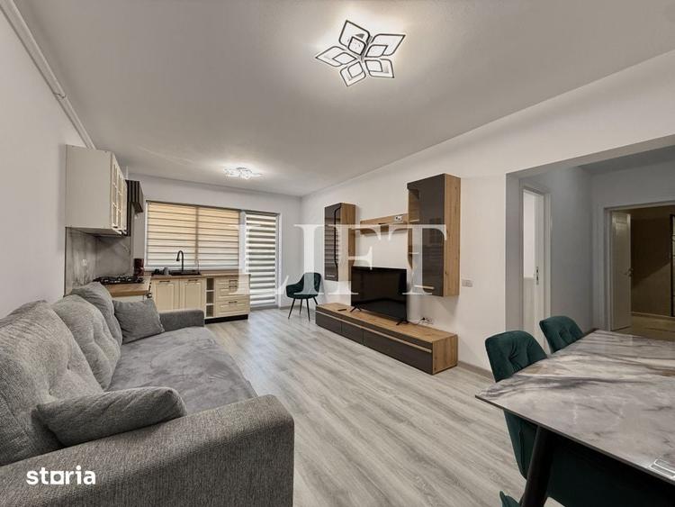 Apartament cu 2 camere decomandat, mobilat în Sânpetru