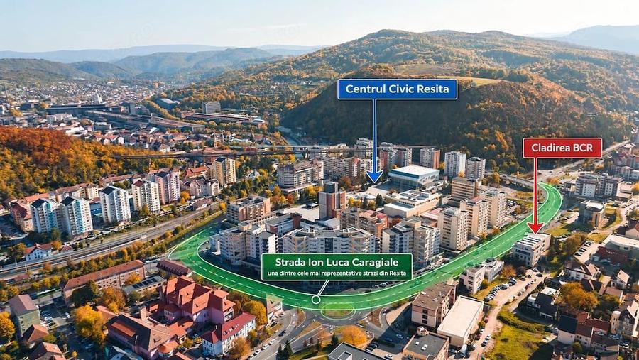 Spațiu comercial, de 100 mp, în Cuptoare (Reșița)