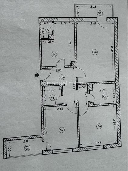 Proprietar vand apartament 3 camere