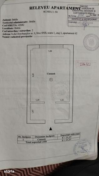 Garsoniera confortabila, etaj 3, 22mp - 1