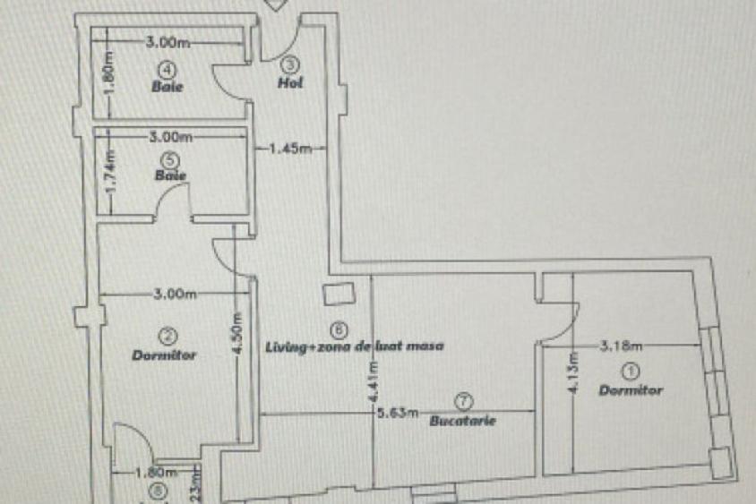Apartament 3 camere, 69,56mp | Zona Calea Baciului | Cluj | - 2