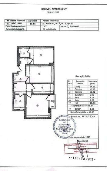 Apartament cu 3 camere decomandat, mobilat în Nicolae Grigorescu