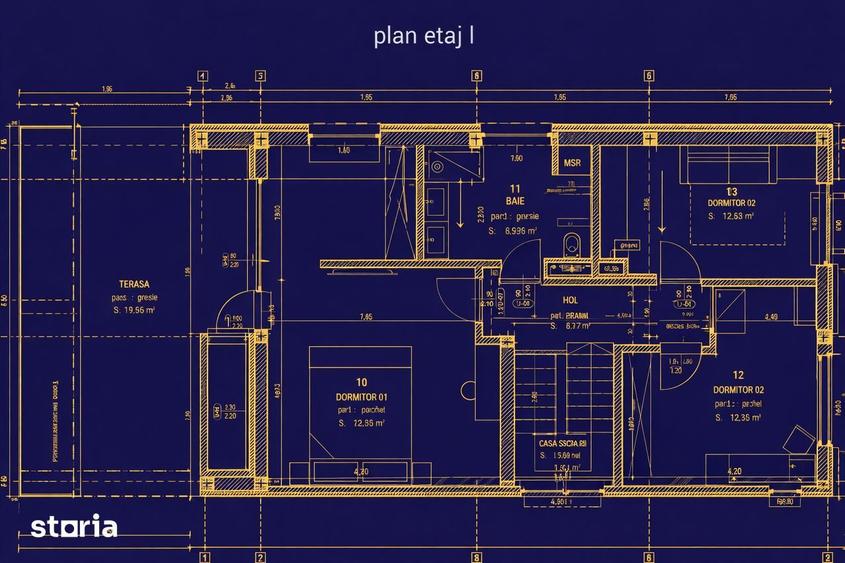 Casă cu 5 camere cu Teren 700 Mp în Chinteni
