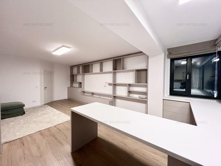 Apartament cu 2 camere semidecomandat, mobilat în Pipera
