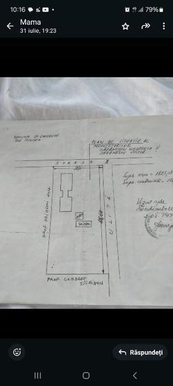 Teren Construcții intravilan de 1825 mp, în Sfântu Gheorghe