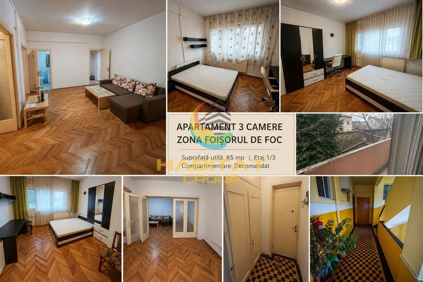 Apartament cu 3 camere semidecomandat, mobilat în Pache Protopopescu