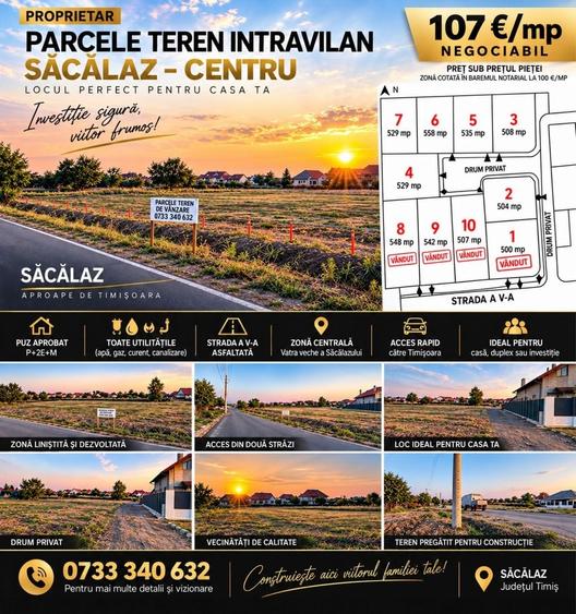 Spațiu comercial, în Săcălaz