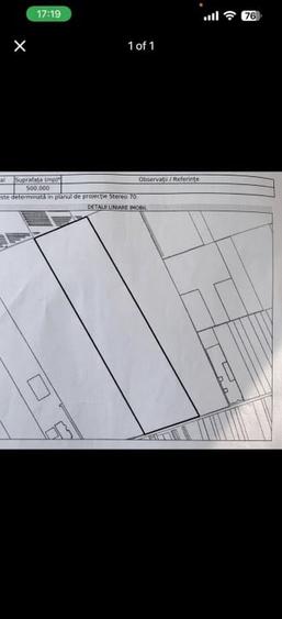 Teren Construcții extravilan de 500000 mp, în Exterior Vest