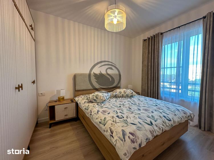 Apartament cu 2 camere semidecomandat, mobilat în Nord