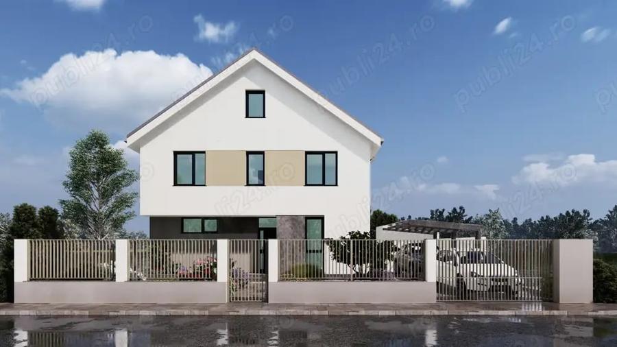 Casă cu 4 camere cu Teren 500 Mp în Central