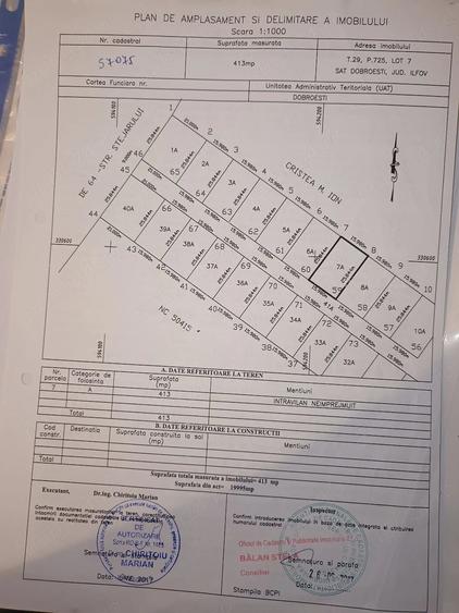 Teren de 413 mp, în Dobroești