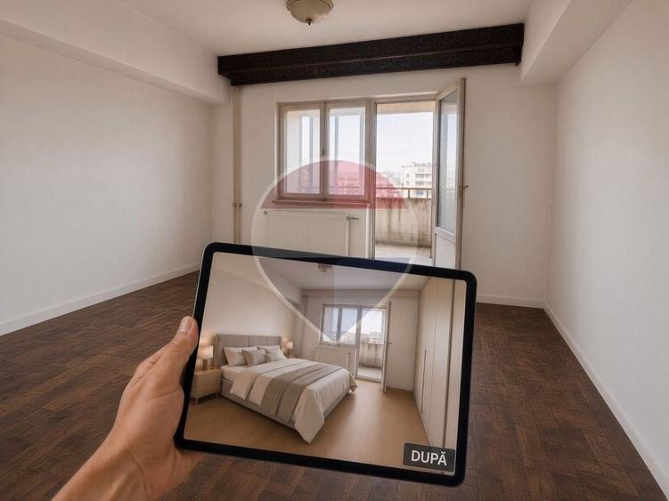 Apartament cu 3 camere decomandat în Trocadero
