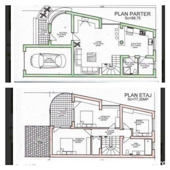 Casă cu 4 camere cu Teren 600 Mp în Brebu