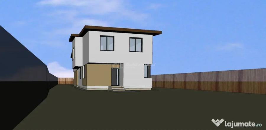 Casă cu 4 camere cu Teren 500 Mp în Stupini
