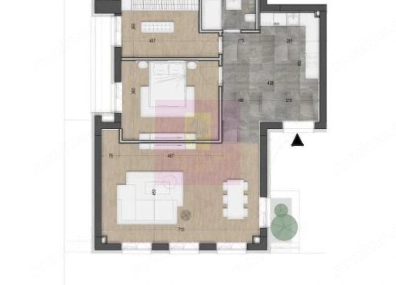 Apartament cu 3 camere decomandat în Armeneasca