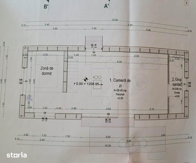 Proiect autorizat 3 case de vacanta P+M, sat Marisel, jud.Cluj - 3