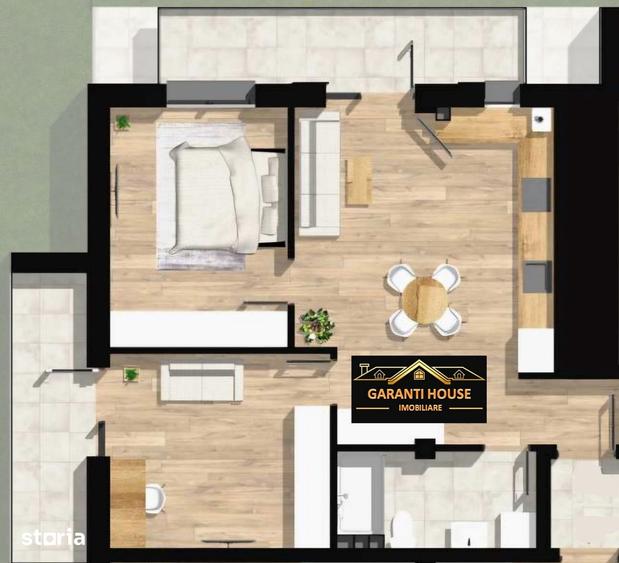 Apartament cu 3 camere în Orașul Vechi