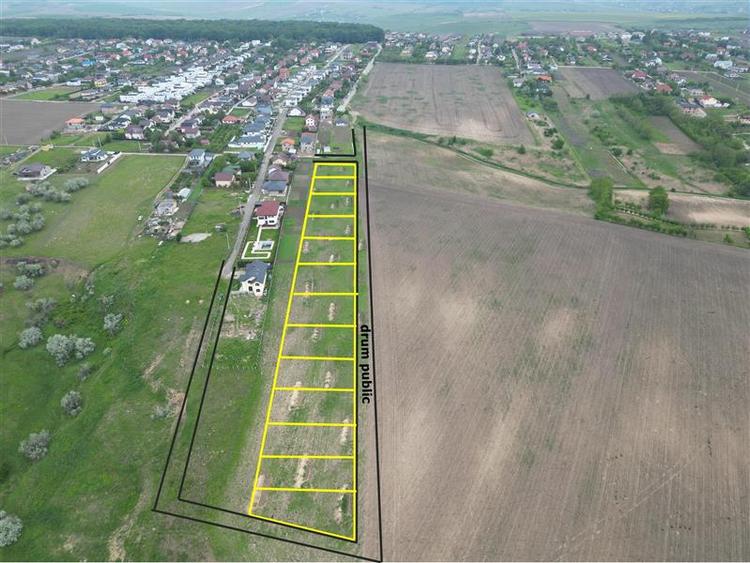Teren Construcții intravilan de 427 mp, în Aeroport