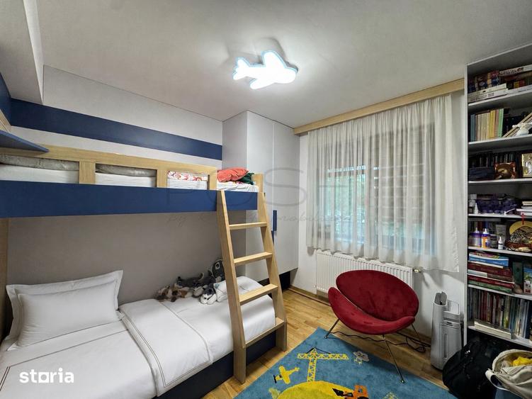 Apartament cu 4 camere decomandat, mobilat în Herăstrău