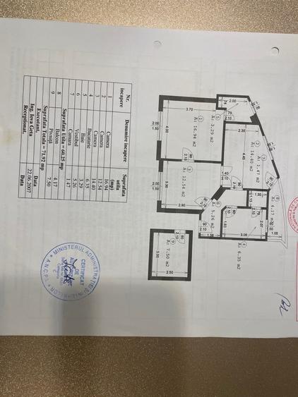 Apartament cu 3 camere circular, mobilat în Unirii