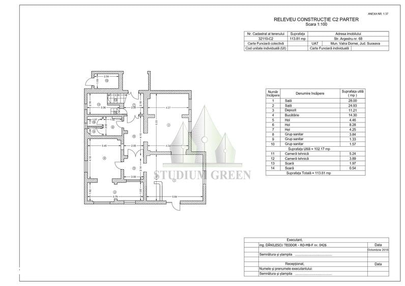 Casă cu 8 camere cu Teren 900 Mp în Central