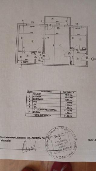 Apartament cu 2 camere semidecomandat în Fundeni