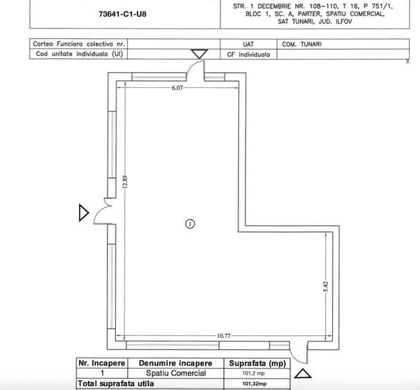 Spatiu Comercial cu Chirias (Investitie) Randament >8% | CITY NORD - 7