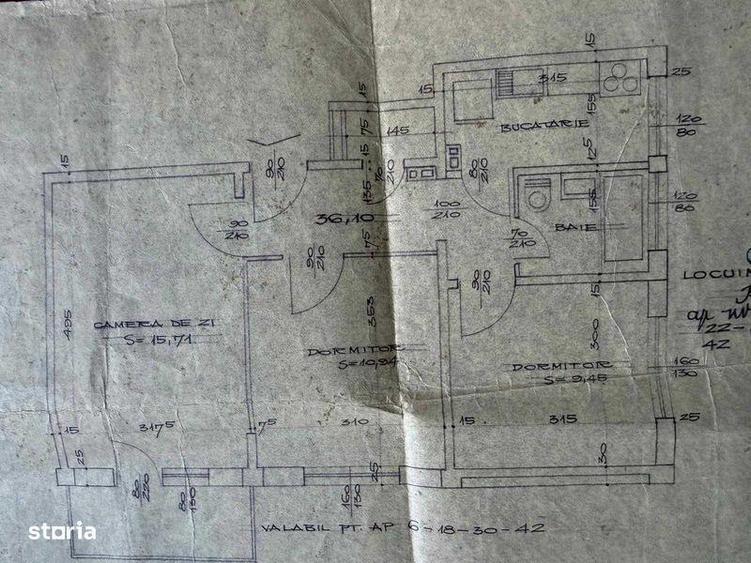 Apartament cu 3 camere în Giurgiului