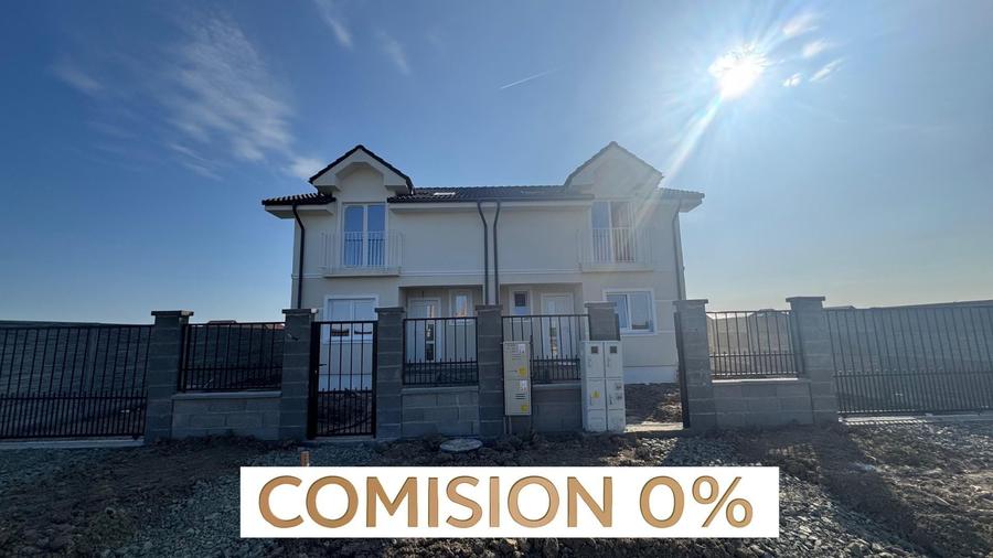 Duplex cu 4 camere cu Canalizare în Moșnița Nouă