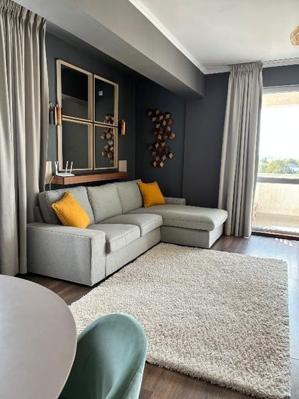 Apartament cu 2 camere semidecomandat, mobilat în Străulești