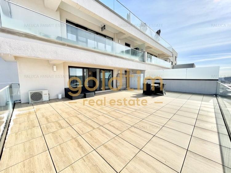 Apartament cu 3 camere semidecomandat, mobilat în Pipera