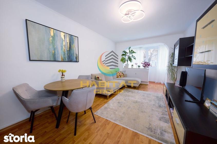 Apartament cu 3 camere decomandat, mobilat în Rahova