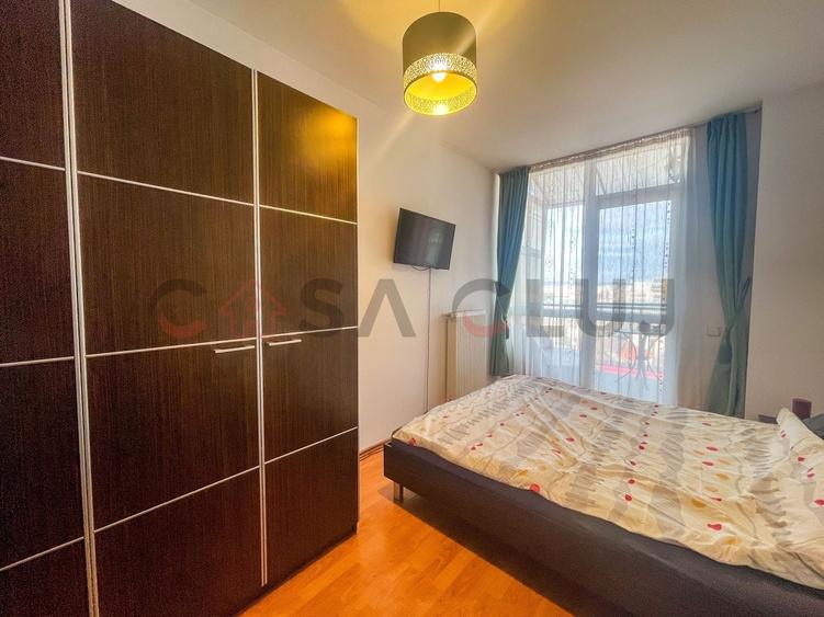 Apartament cu 2 camere semidecomandat, mobilat în Central