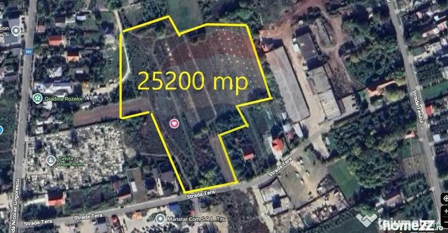 Teren de 25200 mp, în Titu
