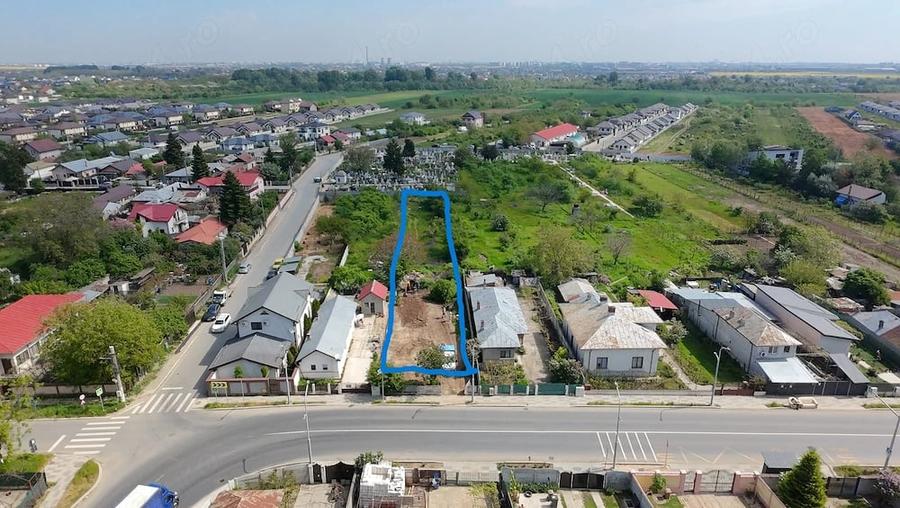 Teren de 1215 mp, în Clinceni