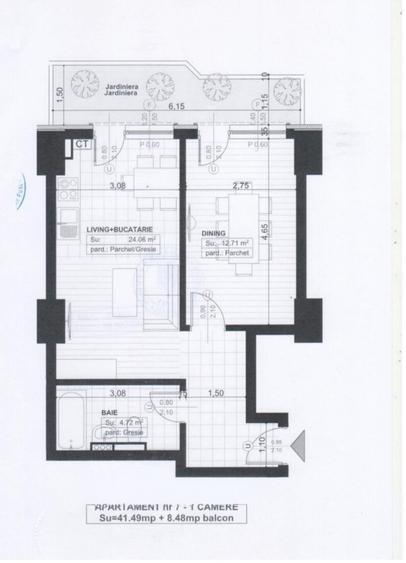 Apartament cu 2 camere în Copou