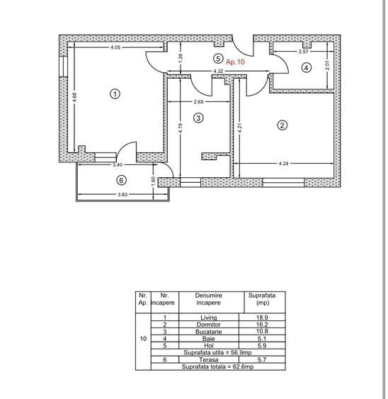 Apartament 2 camere decomandat/mutare rapida/Strada Leordeni - 3