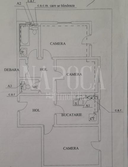 Apartament 3 camere de vanzare in Marasti, Cluj Napoca - 7