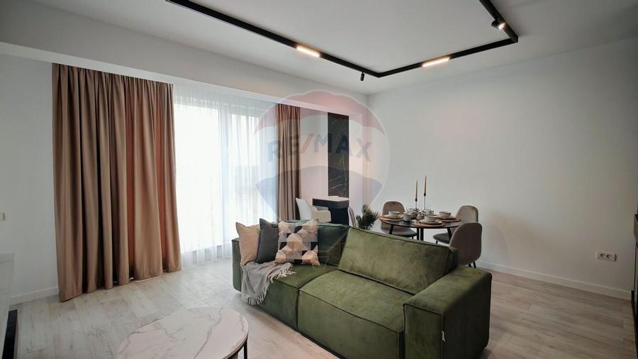 Apartament cu 2 camere semidecomandat, mobilat în Tunari