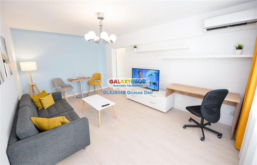 Apartament cu 2 camere semidecomandat, mobilat în Tineretului