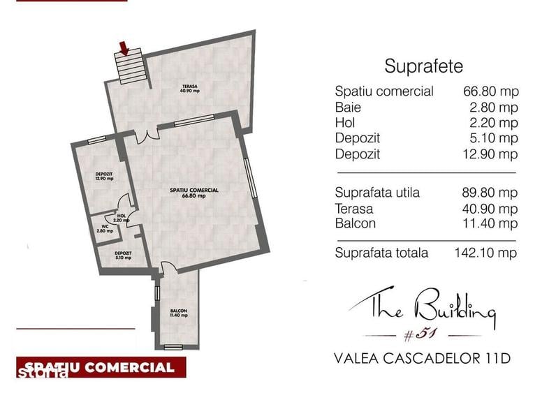 Spațiu comercial, de 206 mp, în Exterior Vest