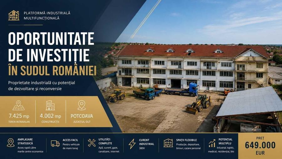 Spațiu comercial, de 4,002 mp, în Potcoava