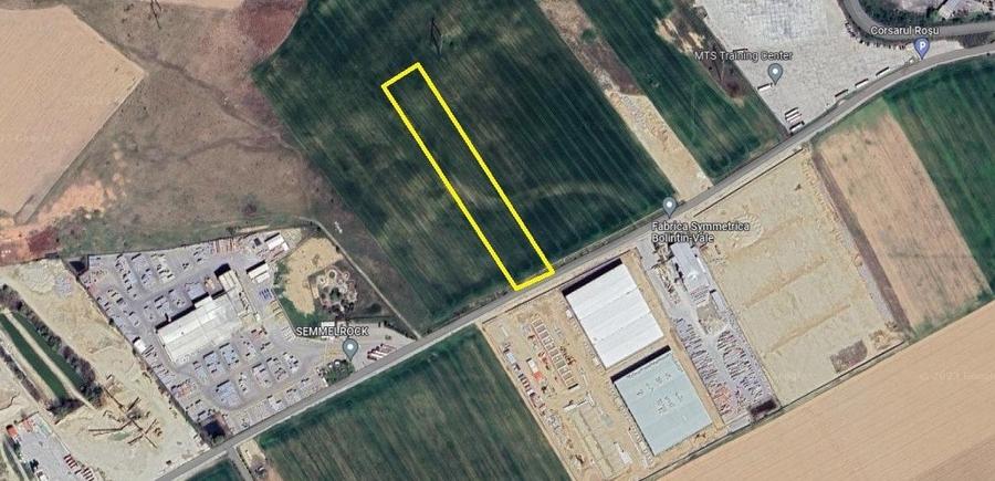 Teren agricol extravilan de 9875 mp, în Exterior Nord