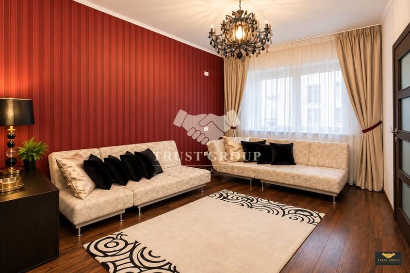 Apartament cu 3 camere decomandat, mobilat în Herăstrău