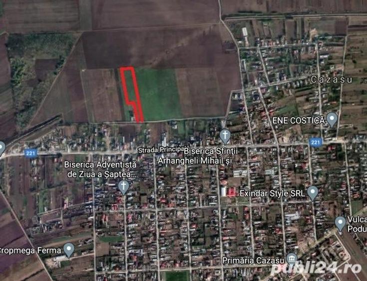 Teren de 10000 mp, în Cazasu