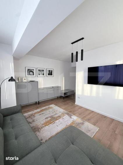 Apartament cu 2 camere, mobilat/utilat, bloc nou - Obcini - 1