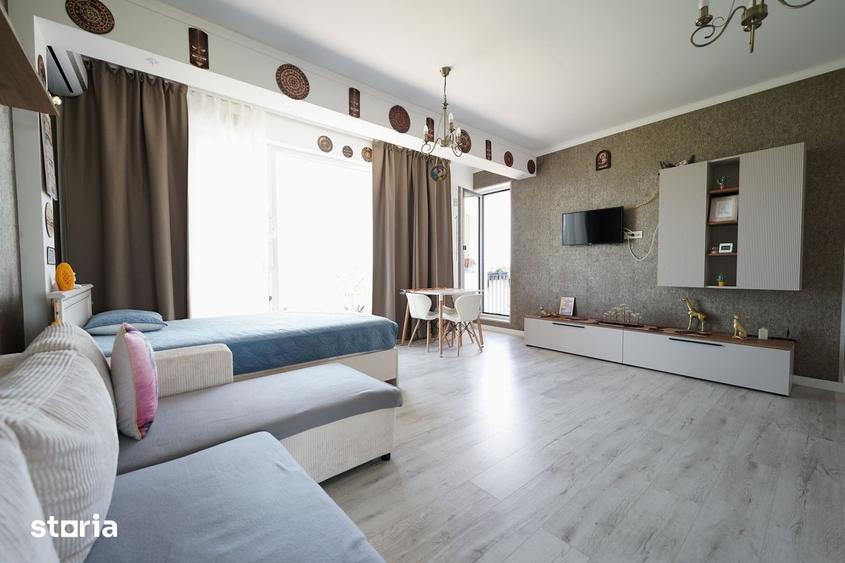 Apartament cu 2 camere, mobilat în Tunari
